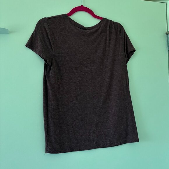 BP. Scoop Neck Boyfriend Tee Purple Small - Picture 3 of 5
